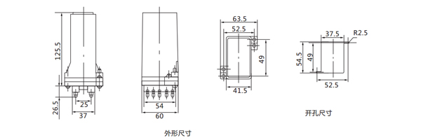 開(kāi)孔尺寸 開(kāi)孔尺寸