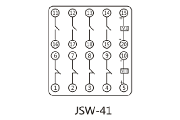 JSW-41接線圖 JSW-41接線圖