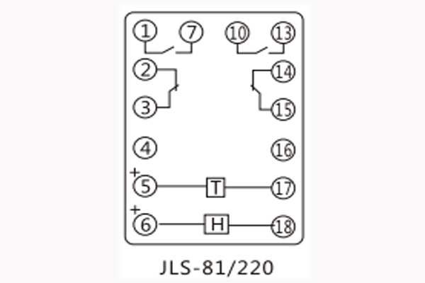 JLS-81/220接線圖 JLS-81/220接線圖