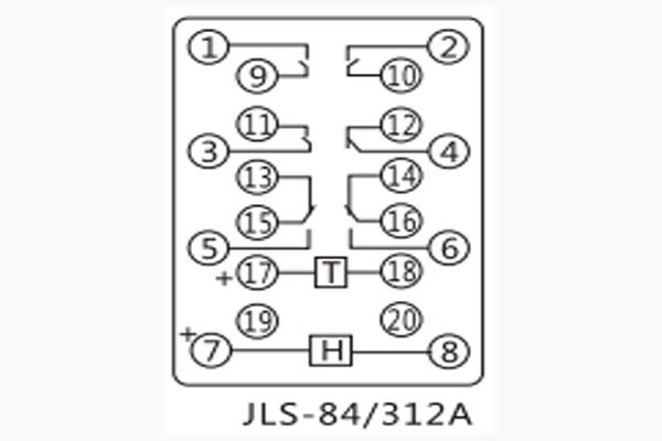 JLS-84/312A接線圖 JLS-84/312A接線圖