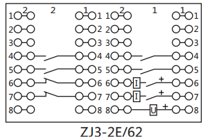 ZJ3-2E/62接線(xiàn)圖 ZJ3-2E/62接線(xiàn)圖