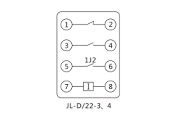 JL-D/22-4接線圖 JL-D/22-4接線圖