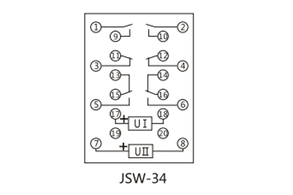 JSW-34接線圖 JSW-34接線圖