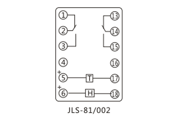 JLS-81/002接線圖 JLS-81/002接線圖
