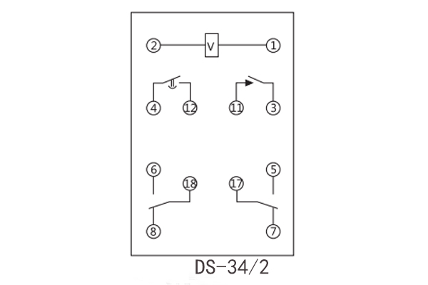 DS-34/2電磁式時間繼電器 DS-34/2電磁式時間繼電器
